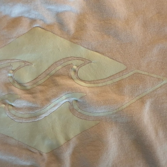 Billabong Light Pink and White Logo Crewneck Sweatshirt Size S - Picture 9 of 12